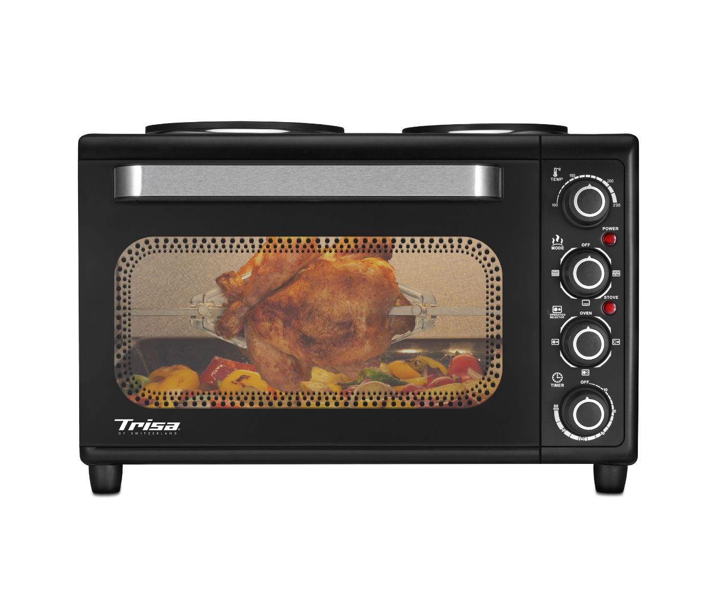 Φούρνος με εστίες Trisa Bake & Cook